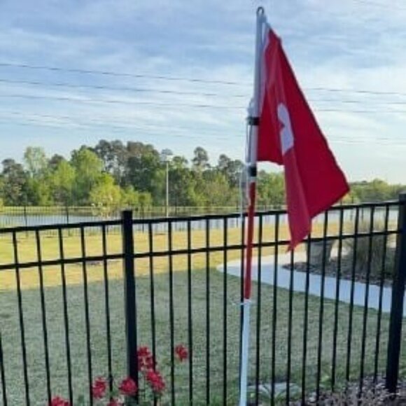 Golf Flagstick 6ft, Portable Five-Section Design for Backyard Practice - Picture 2 of 2